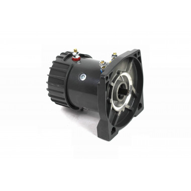 Мотор для лебедки 12v 9500 - 12000 lbs с плоским выходом (со станиной)