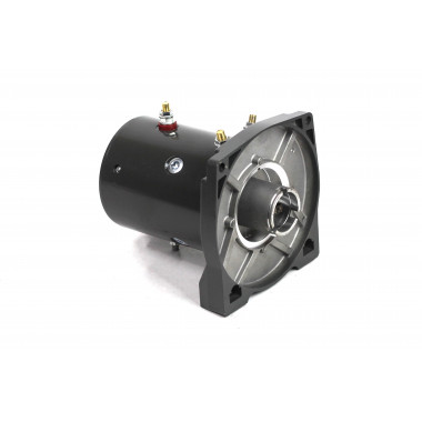 Мотор для лебедки 12V 9500-12000 lbs с плоским выходом (в комплекте со станиной ПОД ТОРМОЗ)
