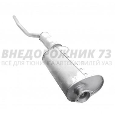 Глушитель с резонатором УАЗ 3303, 3909, дв. 409 (Баксан)