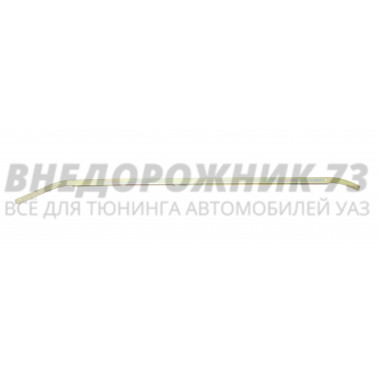 Держатель уплотнителя надставки двери наклонный левый