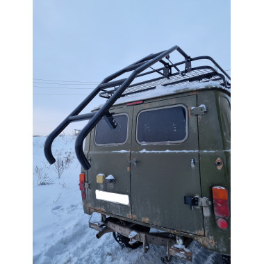 Лестница к багажнику 452 "ПОДЪЁМНАЯ" съёмная